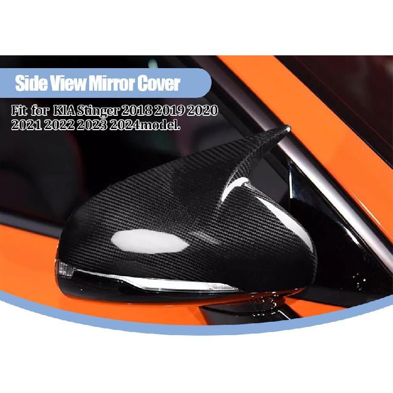 

Side Mirror Covers for Kia Stinger 2018 2019 2020 2021 2022 2023 2024 Accessories Accessories Ox Horn Side Mirror Cover Side Door Rearview Mirror Carbon Fiber