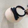 Fine cellulose empty top hat bow casual women's headband topless spring and summer sunshade sun protection duck tongue straw hat
