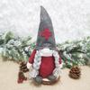 Christmas Pendant Knitted Plush Gnome Doll Decoration Christmas Tree Wall Hanging Ornament Holiday Home Decor Gift Sitting Toy