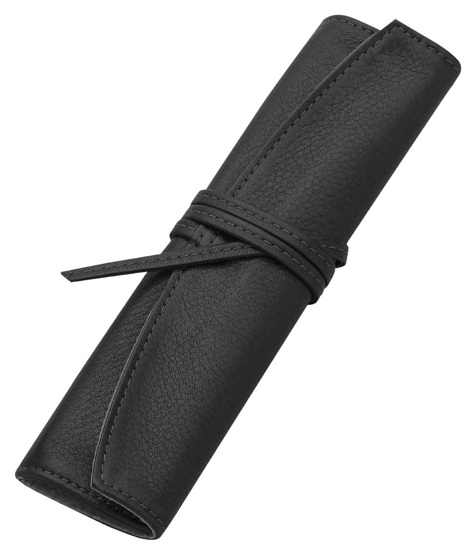 PILOT Pencil Case, Pensamble, Roll 1 Pocket Long 02B, Black, PSR102B