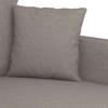 Vidaxl 2-Seater Sofa, Taupe Color, 120 Cm, Upholstered In Fabric