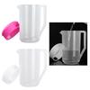 1500/2000/2500ml Plastic Measuring Water Pitcher Jug with Lid for Cold Water Ice Tea Juice Beer