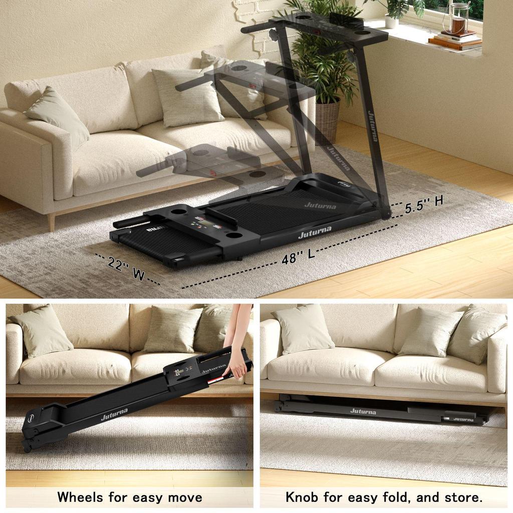 Yida Kang Foldable Indoor Walking Treadmill - Compact Home Fitness Equipment