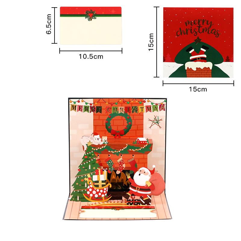 Pop-Up 3D Weihnachtsbaum-Karte - Kreative Feiertagsgrußkarte und Geschenk