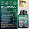 Seaweed Black Seed Oil, Turmeric Yellow Seaweed Supplement 120 Capsules