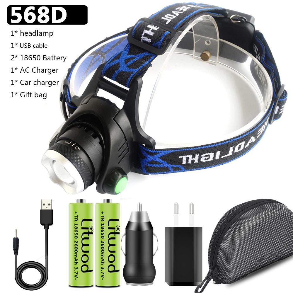 Led Headlamp XHP100 9-core Zoomable Head Flashlight Lamp Torch Usb Rechargeable Headlights Lantern Waterproof for Bike