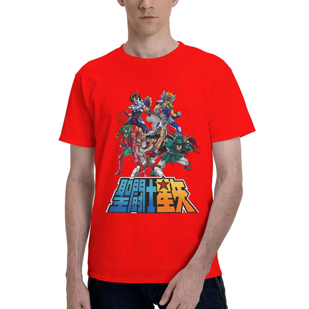 Knights of The Zodiac Unisexs TShirt Clothes Saint Seiya Funny Tee Shirt Short Sleeve Fugees