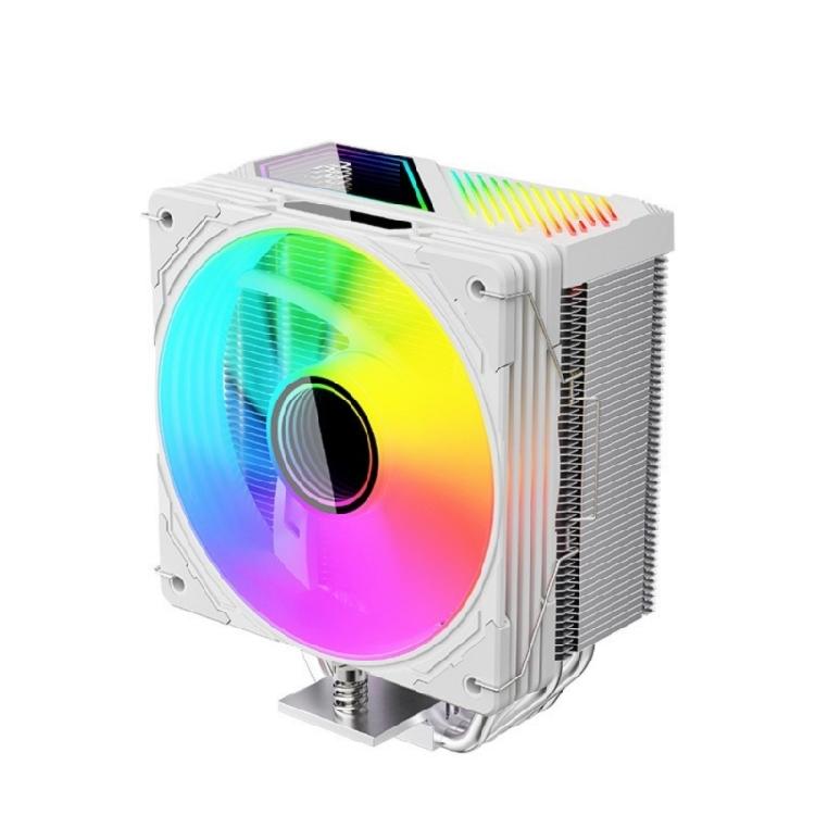 ARGB 6 Heat Pipe CPU Coolers Intelligent Temperature Display Radiators Air Coolers Quiet ARGB Cooling Fan for LGA 1851