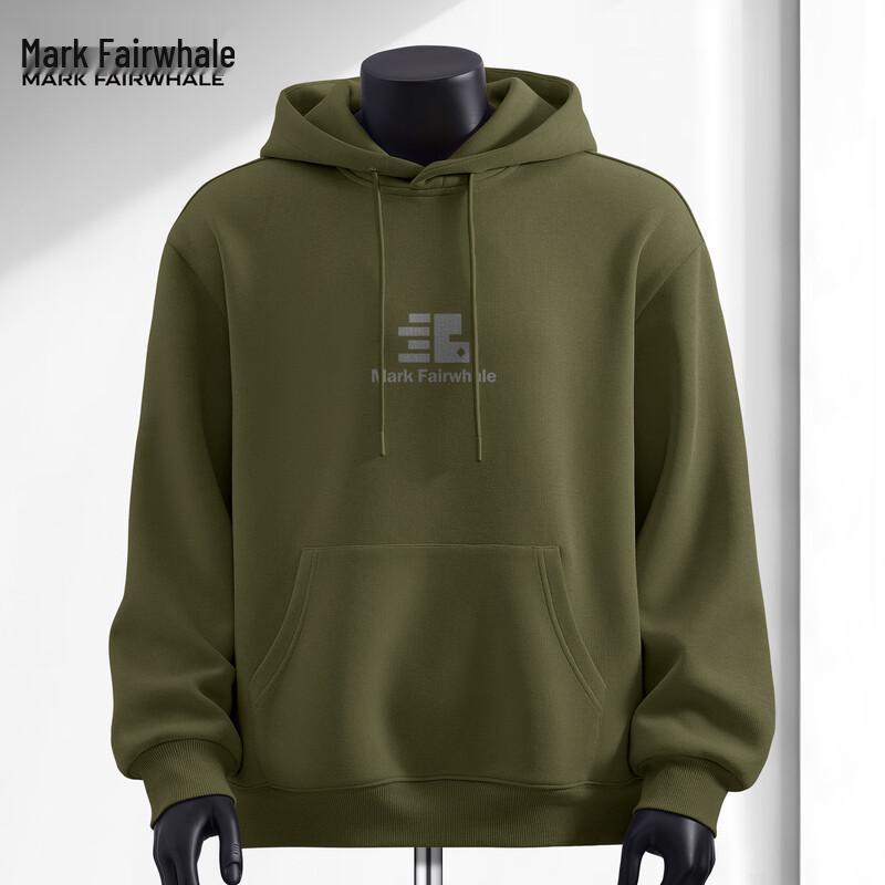 

Mark Fairwhale Men s American Street Style Loose Fit Hooded Sweatshirt M (170)