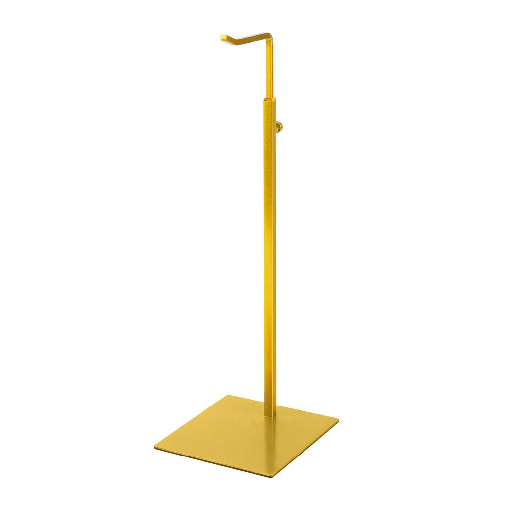 Adjustable Stainless Steel Floor-Standing Bag Display Stand for Women's Bags