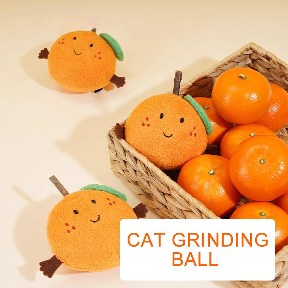 Fruit Teething Stick Cat Toy Bite-Resistant Grinding Ball For Boredom Exercise
