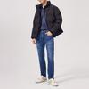 Levis Solid Logo Stand Collar Down Jacket Unisex Outerwear Black A5167-0002
