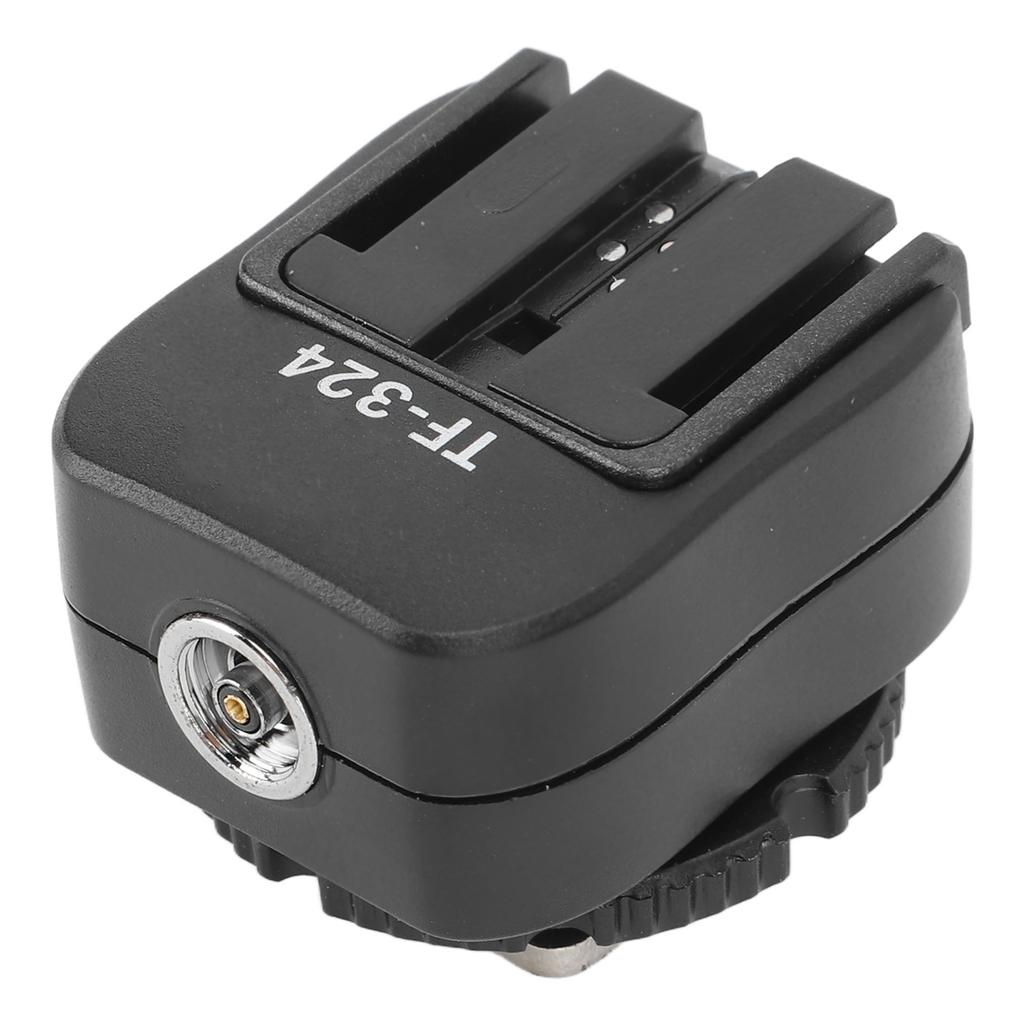 Flash Hot Shoe Adapter with PC Sync Port Easy Installation Stable Connection Camera Accessory for SB900 SB27 SB80DX