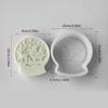 Easy to Demold Silicone Mold Crystal Slickball Shaped Molds for Artisanal Candle and Soap Crafting Jewelry Making Tool