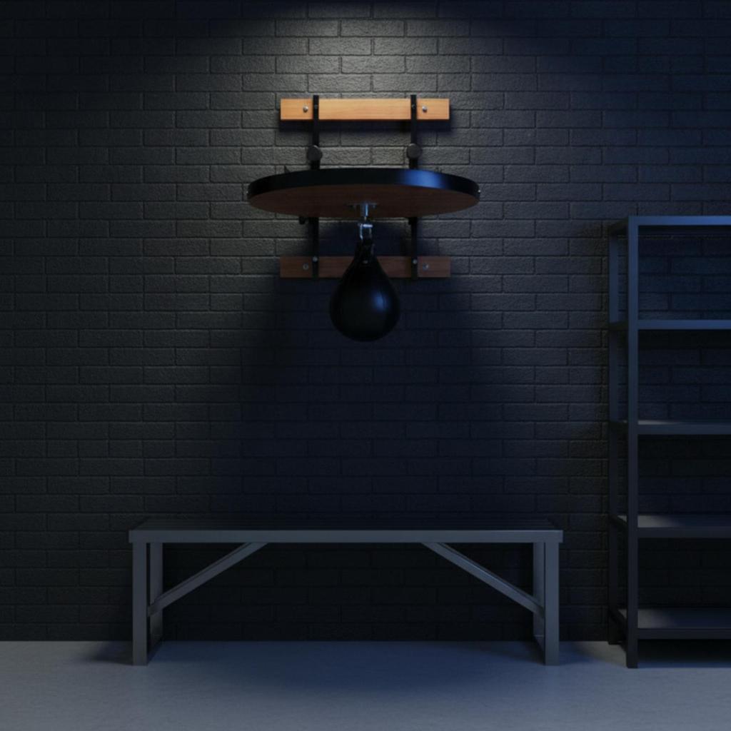 Heavy-Duty Boxing Striking Ball Unit Adjustable Wall Mounted Speedball