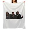 Die Migos Überwurfdecke Vintage Schlafsack Niedliche Karomuster Reise Decken