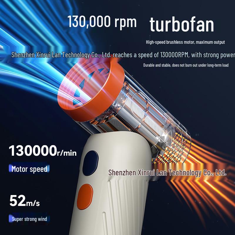 High-Speed Handheld Turbine Blower 130,000 RPM - Outdoor Inflation Tool