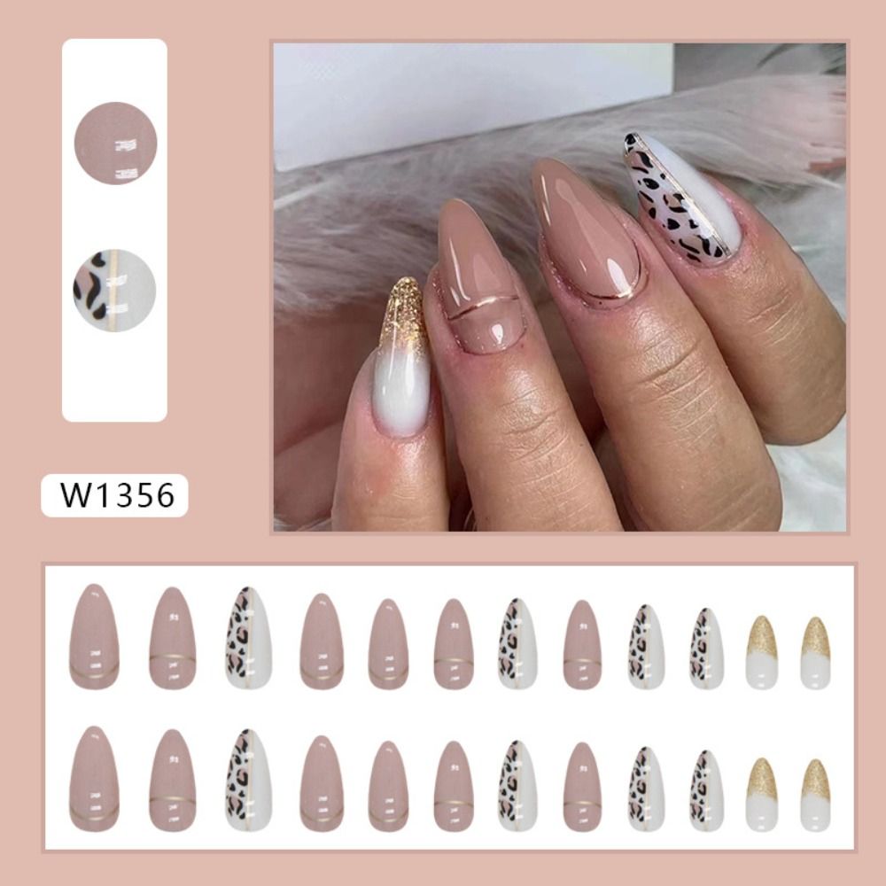 

Накладные ногти с золотым краем, французские кончики ногтей, маникюр, накладные ногти своими руками