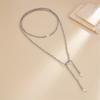 Vintage Bead Long Necklace Neckwear with Cool Minimalist Accent for Casual and Formal Wear Comfortable Lightweight