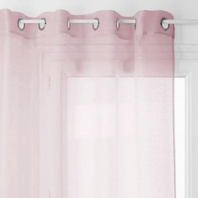 "Moly" Semi-sheer Curtain 135 X 240 Cm Atmosphera - Pink - Pink -
