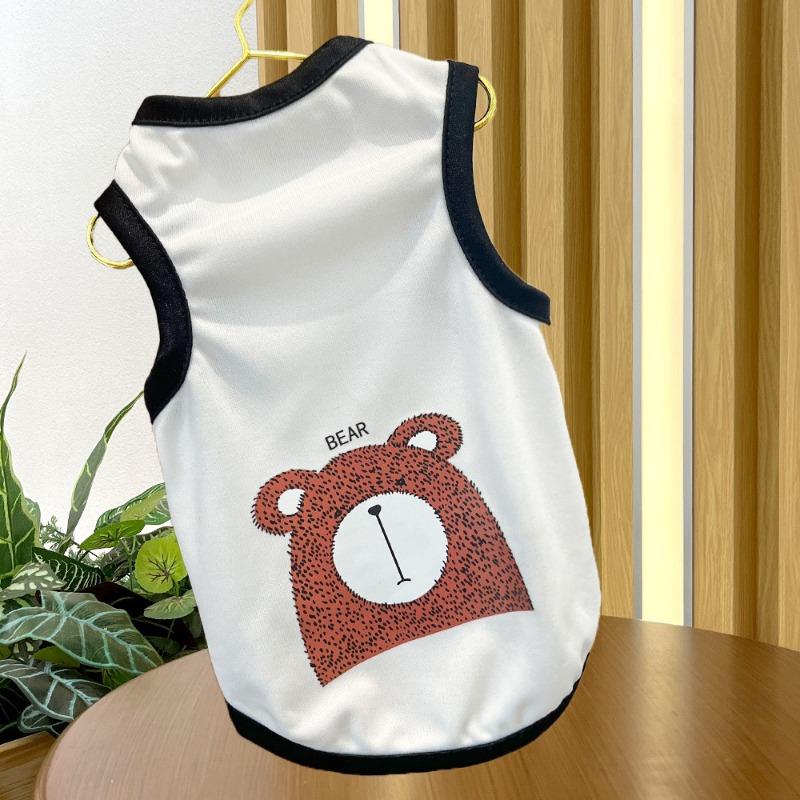 Summer Clothes for Puppies, Dogs and Cats, Thin Designs for Cats, Bichon Frises and Pets,Summer Dog Vests