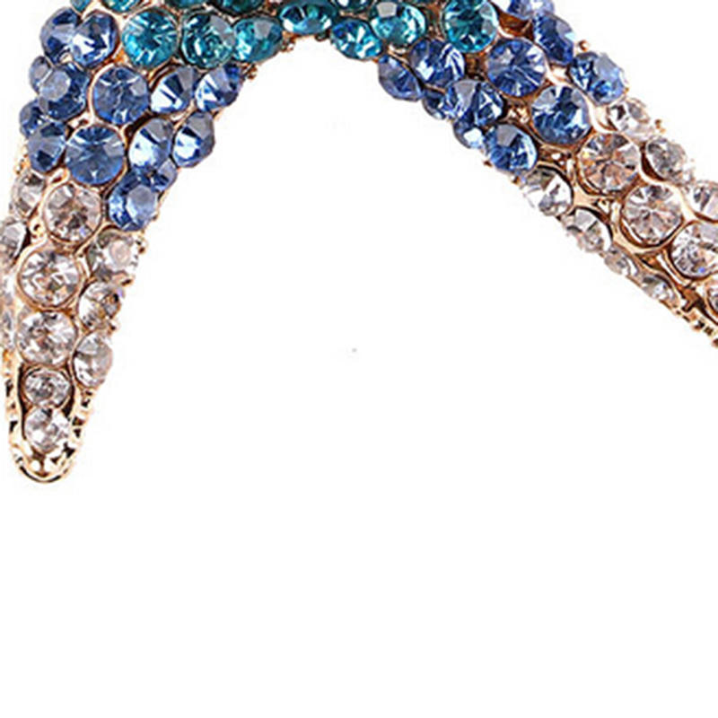 Ny Nydelig Dame Sjarmerende Sjøstjerne Krystall Rhinestone Nål Brosje 3 Farger