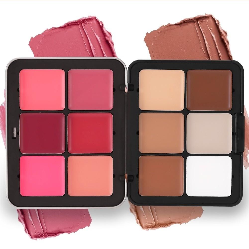 Natural Finish Makeup Palette 12 Colors Highlighter Palette For Professional Use