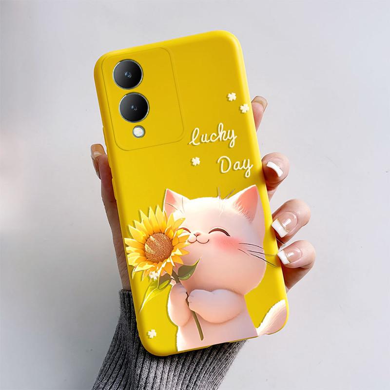 Custodia Per Vivo Y17 S Y17S Y16 Custodia Per Telefono Silicone Morbido Bella Farfalla Cover Posteriore Per VivoY17S Vivo Y 17S Y 16 Fundas Coque Capa
