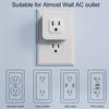 5-Outlet Multi Plug Outlet Splitter US Plug 110-130V Power Supply Side Splitter Box for Office Dorm Travel Essentials Power Adap
