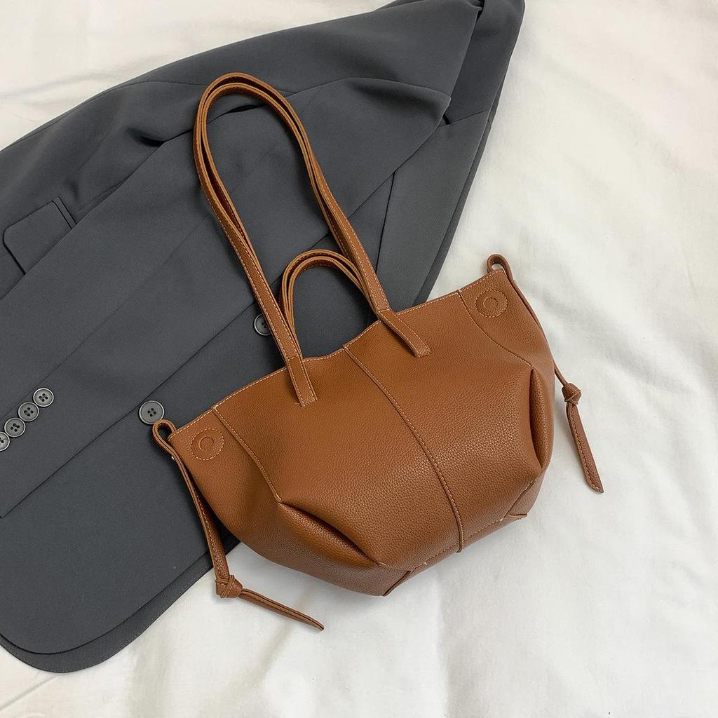 Geantă de mână nișă cu aripi, tendință coreeană 2025 pentru femei – Geantă tote de mare capacitate