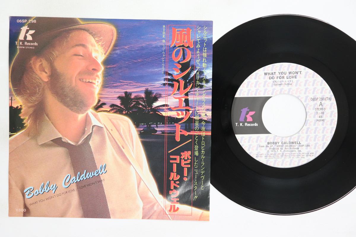 

7-дюймовая пластинка BOBBY CALDWELL What You Wont Do For Love Love W 06SP298 T K 1978 Япония Рок Б/у