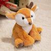 20Cm Sitting Cute Forest Animal Tiger Lion Sheep Cow Fox Plush Toy Doll Christmas Birthday Gift