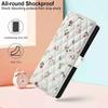 Applicable to Samsung Z Fold7Lanyard phone case with floral and checkered pattern leather cover Fold6/5/4Flip cover case