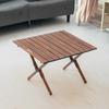 Podzimní rodina venku Kempingový stůl Obývací pokoj Zahrada 120CM Woodiness Skládací stůl Nábytek Kempingové vybavení
