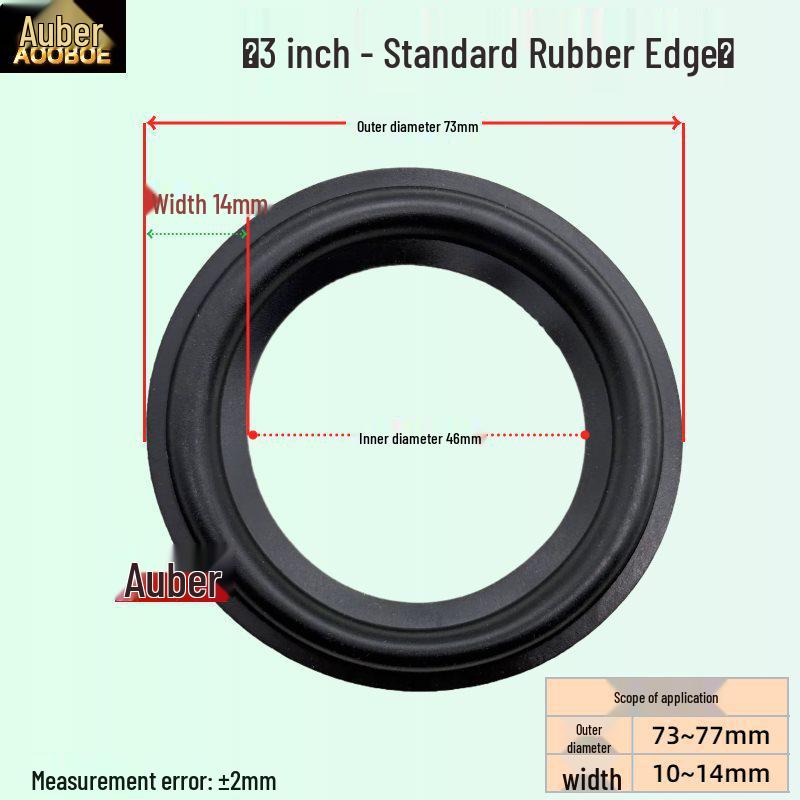 Speaker Rubber Edge Ring for 5, 6, 6.5, 8, 10, 12, 15 Inch Speakers