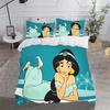 Aladdin Jasmine Prinzessin Bettbezug Set Bettwäsche Steppbett Sets King Size 3D Kinderbettwäsche Set