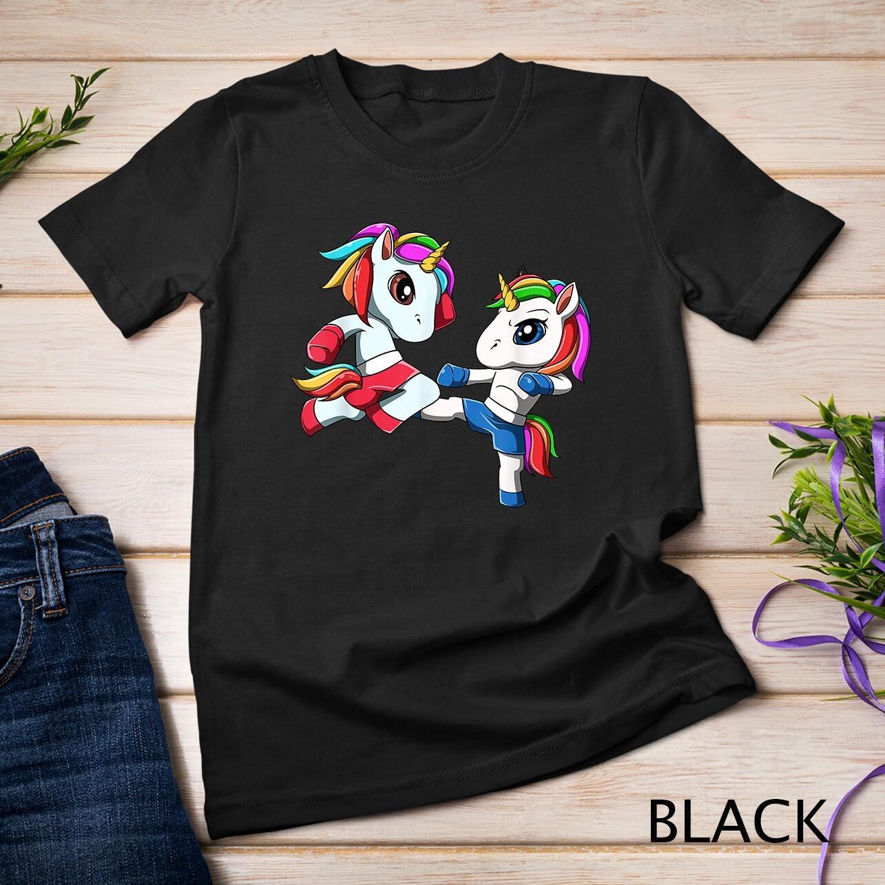 Unicorn Muay Thai - Thai Boxing and Kickboxing Gift Unisex T-Shirt Mens Womens Tees Top L