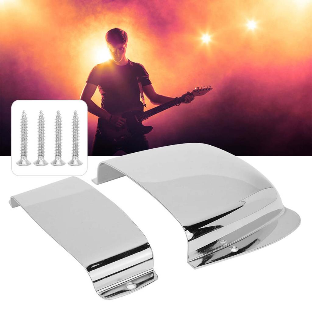 Pickup Bridge Cover Set Iron Bass Protective Cover for PB Jazz Bass