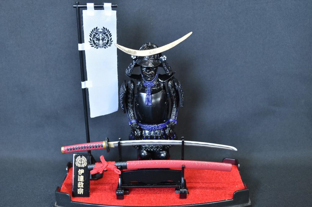 Meister Japan Rüstung Serie A Masamune Date Samurai Rüstung Figur Ausstellungsmodell