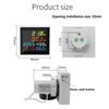 ABIY AC 50-300V Digital Voltmeter Ammeter 100A Wattmeter Frequency Meter Voltage Monitor Current Factor Vol Ampherz KWH