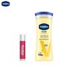 Vaseline Intensive Care Body Lotion & Rosebud Lip Balm Bundle