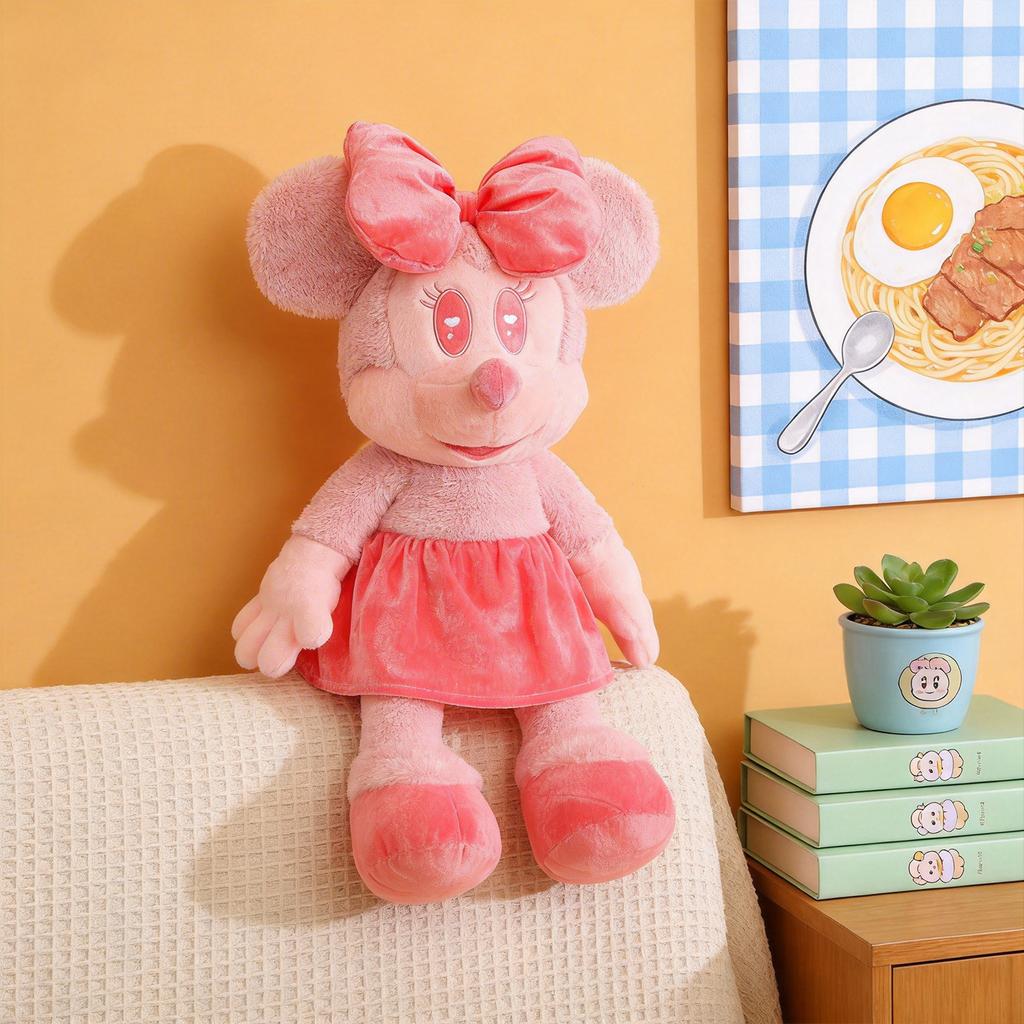 Pink Mickey Minnie Plush Toy Large Mickey Mouse Doll 520 Day Gift