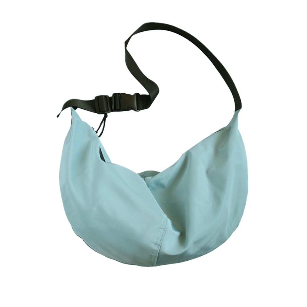 

Сумка через плечо Mitas, Синяя, Круглая, Унисекс, Мужская, Женская, Простая, Большой вместимости, Легкая, Складная, Корейский стиль, Crossbody, Водоотталкивающая,