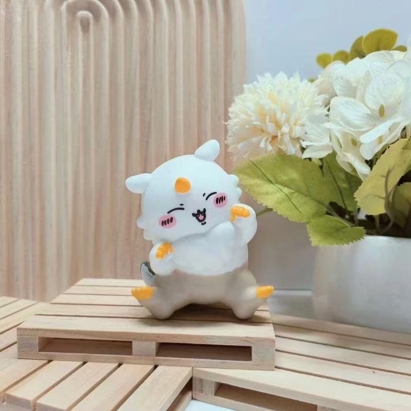 Kawaii Boxed Cartoon Chikawas Usagi Hachiware Pvc Cute Action Figure Doll Mini Children Birthday Gift Toy Desktop Decoration