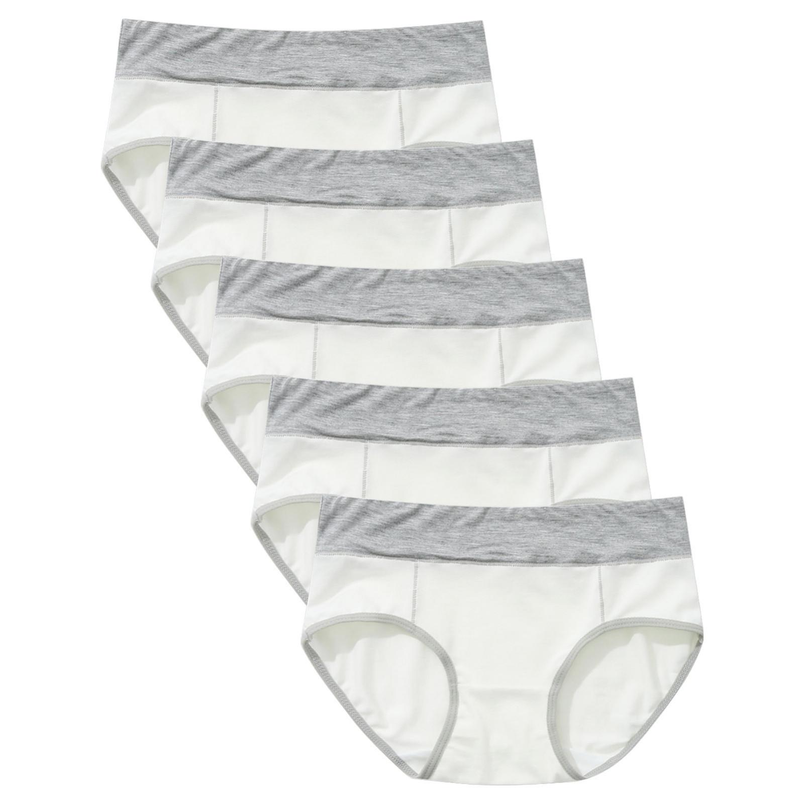 

Женские однотонные лоскутные трусы Трусики Нижнее белье Трусики Бикини Трусы XL белый