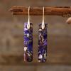 Luxury New High Quality Bohemian Natural Stone Geometric Earrings Earrings Light Luxury Xiyin, Popular Jewelry