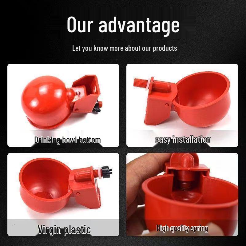 Automatic Poultry Water Feeder with Bucket for Chicken, Duck, Goose & Bird