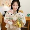 Rabbit Plushie Cute Toy Pp Cotton Filling Children Playroom Decor Children Gift