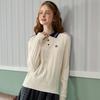 TonLion Women's Polo Neck Knit Sweater