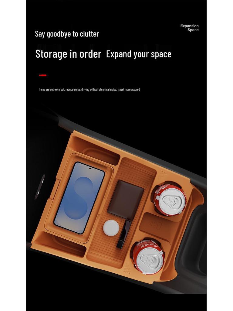 Silicone Protective Pad for Xiaomi YU7 Center Console Storage Box